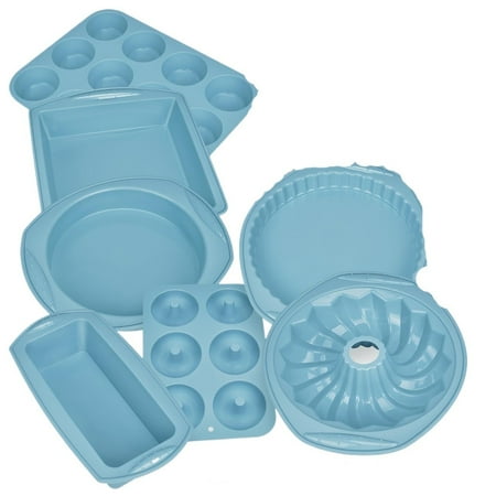 

FL Nonstick Silicone Baking Pan Cake Pan Cookie Rack Mould Tray Heat Resistant Baking Tools Set