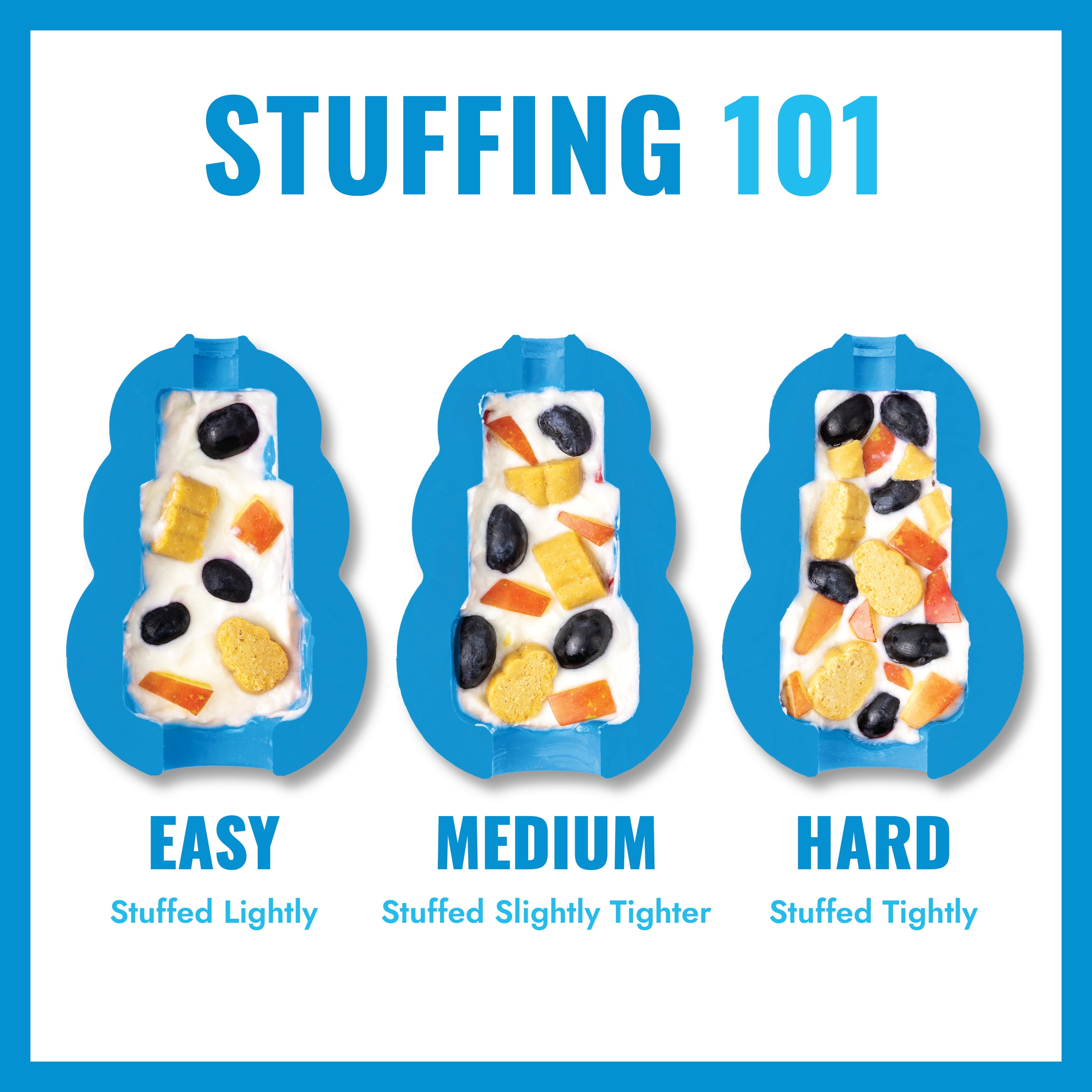 KONG® Classic Rubber Puppy Dog Toy for Beginner Chewers, Blue, Large for Dogs Between 30-65 lbs