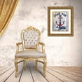 thumbnail image 3 of Art Licensing Studio 12x14 Gold Ornate Wood Framed with Double Matting Museum Art Print Titled - Stay Anchor, 3 of 4