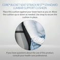 thumbnail image 6 of Core Products Bucket Seat SitBack Rest, Deluxe - Black, 6 of 6