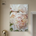 thumbnail image 3 of Floral Up Close Elegant Realistic Floral Canvas Wall Art by Art Remedy, Silver Floater Frame, 36"x54", 3 of 7