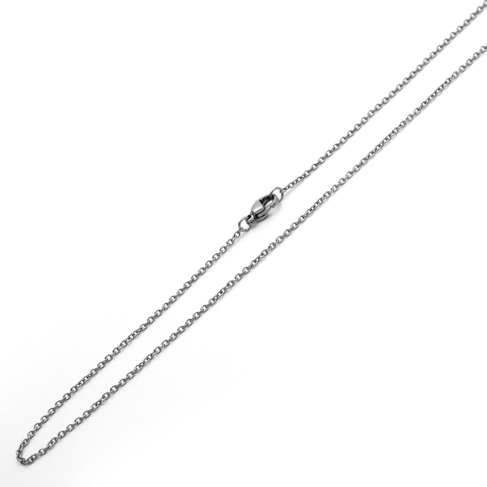 1.2mm Stainless Steel Chain Necklaces Thin Cable Chain ( Available Length 16", 18",20",24" )