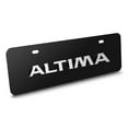 thumbnail image 2 of Nissan Altima 3D European Look Half-Size Black Stainless Steel License Plate, 2 of 5