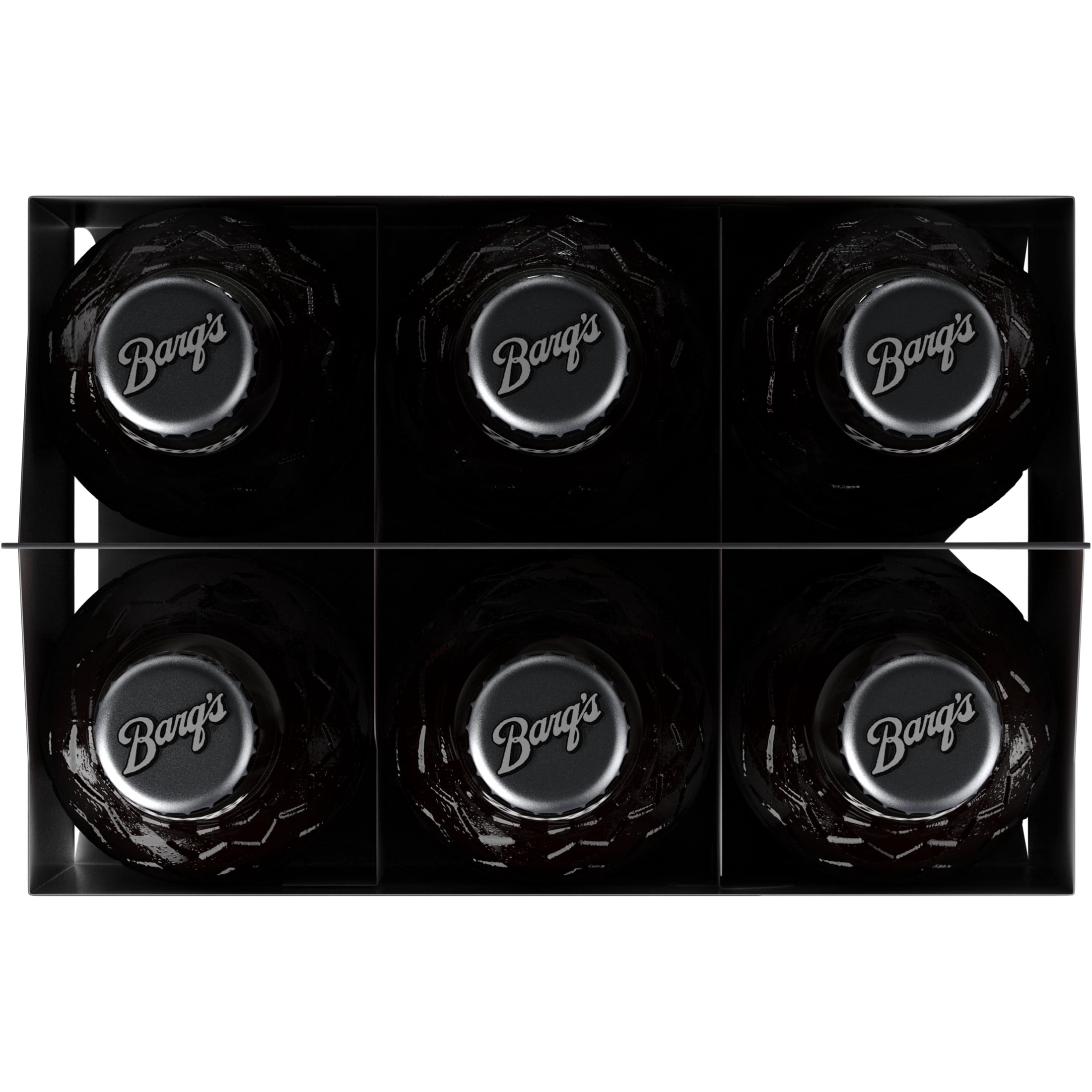 Barq's Root Beer Soda Pop Glass Bottles, 12 fl oz, 6 Pack