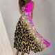 thumbnail image 2 of Vestido Corto de Verano de Moda sin Mangas con Cuello en V Impreso Vestido Casual Grande Del Doblado para Diario, 2 of 5