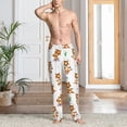 thumbnail image 5 of Uemuo Tigers go in for Sports Pattern Men's Wide Leg Palazzo Lounge Pants with Pockets Light Weight Loose Comfy Casual Pajama Pants-Medium, 5 of 9