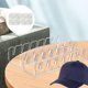 thumbnail image 4 of 2x Organizador de exhibición de sombreros Soporte de exhibición de sombreros Acrílico Moderno Soporte para sombreros Perchero para gorras de béisbol D Claro, 4 of 7