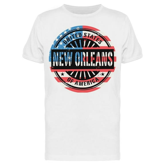 United States New Orleans T-Shirt Men -Image by Shutterstock, Male Medium
