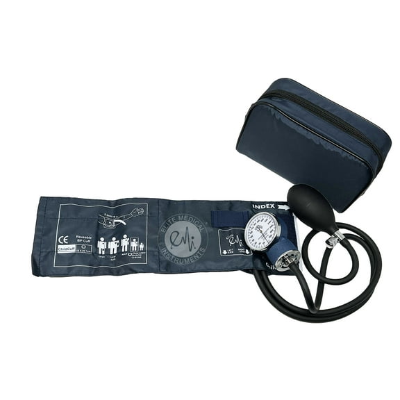 EMI Pediatric Aneroid Sphygmomanometer Blood Pressure Monitor with CHILD Sized Cuff and Carrying Case EBC-215