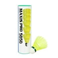 thumbnail image 1 of Strauss Maxis 5050 Badminton Nylon Shuttlecock | Medium Speed, Durable & Less Frequent Replacement , Green | Pack Of 6, 1 of 5