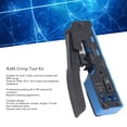 thumbnail image 6 of YAHHU RJ45 Crimp Tool Kit Pass Through All in One Ethernet Crimper for 8P 6P RJ Connector Crimping Cutting Stripping Network Cable Repair Hand Tools Set with Accessories (5.9 inches / 15.0 cm), 6 of 9