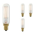 thumbnail image 5 of Bulbrite  Multi Pack of Dimmable Clear Appliance, Amusement Candelabra (E12) Incandescent Bulb T7 Pack of (25) 15 Watt, 5 of 5