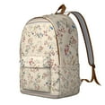 thumbnail image 2 of Floral Print Backpack for School College Teens Adults, Large Capacity Bookbag with Laptop Sleeve, Durable Commuting Travel Backpack, Sunflower Flowers Design Unisex Gift Idea for Work, 2 of 5