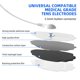 thumbnail image 4 of Paquete de 20 almohadillas de repuesto para unidad TENS/EMS, para más de 30 usos. Juego de almohadillas de electrodos TENS sin látex TEC.BEAN con autoadhesividad mejorada. Compatible con MEDVICE y máq, 4 of 5