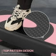 thumbnail image 2 of FlexWave 31-inch Aerobic Step Platform, Adjustable Fitness Stepper with 4 Adjustable Step Risers, Aerobics Stepper Workout Stepper for Aerobic Strength and Training in Home Gym，Multicolor, 2 of 7