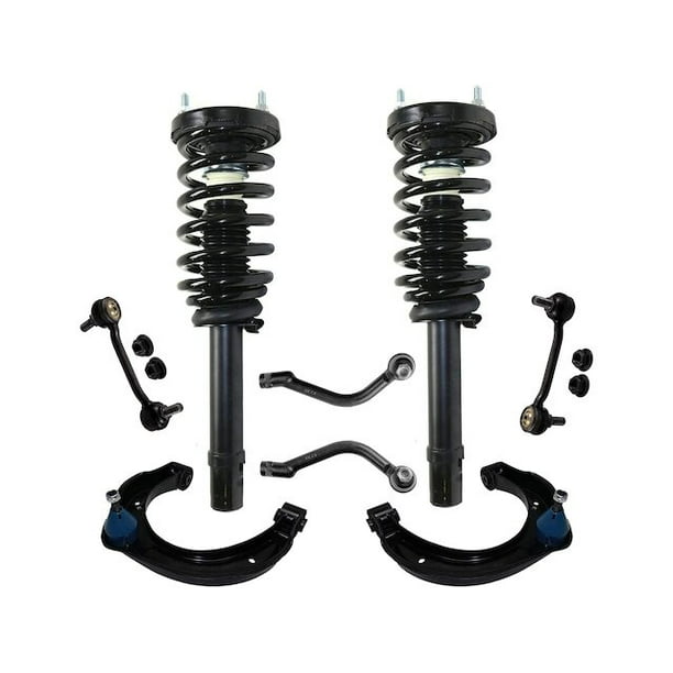 Front Strut Coil Spring Control Arm Tie Rod Kit Compatible with 2006