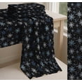 thumbnail image 6 of Soimoi Black Cotton Cambric Fabric Snow Flakes & Star Print Fabric by the Yard 42 Inch Wide, 6 of 7