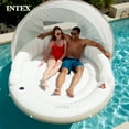 thumbnail image 3 of Intex Inflatable Canopy Island Float Lounge, 78.5\" x 59\, 3 of 12