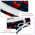 thumbnail image 3 of Valentine's Day Love ECG Detachable Sponge Adjustable Strap Bikini Set Two-Pack, Great for All Scenes, One-Piece Swimsuits, Swim Suits, 3 of 6