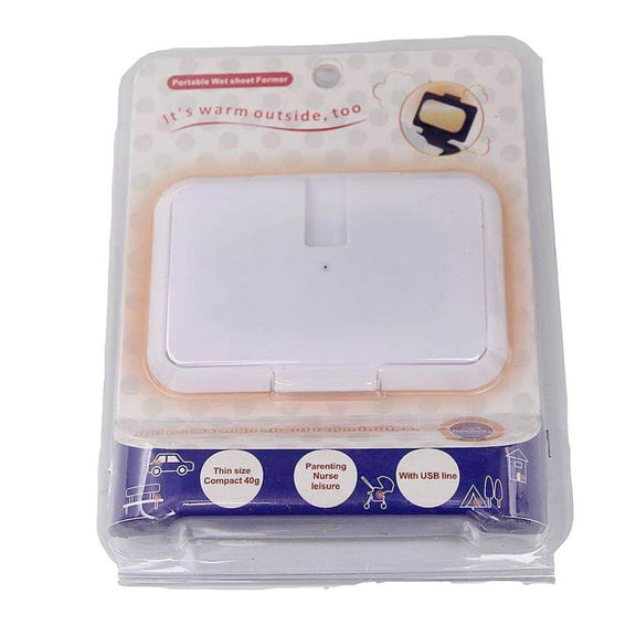 GJX Wipe Warmer,Button-Free Design Baby Wipes,Safe 5V Low Voltage Heating Baby Wipe Warmer,White