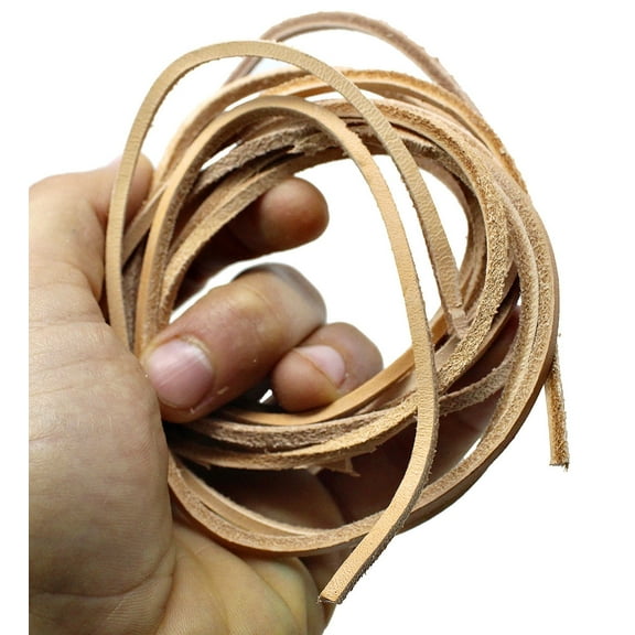 2121 Pk3 Leather Strips Foot Talon Craft Part Bird Toy