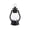 A004- E, variant on Outdoor Lantern, Tealight Candle Holder, Flameless Candle Decorative Lantern, Small Decorative Lamp with Metal Ring Handle, Lightweight Plastic 3.5X2.5 in Red Fixture with Clear
