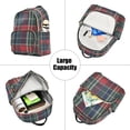 thumbnail image 5 of FORMRS Mini Backpack Purse for Women Quilted Travel Daypack Casual Shoulder Bag, Warm Tartan Mosaic, 5 of 7