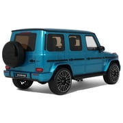 2024 Mercedes-Benz G 63 AMG Hyper Blue Magno Metallic 1/18 Model Car by GT Spirit
