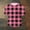 Pink, variant on Blczomt Crewneck Shirt for Men Big and Tall Oversized Green T Shirts Summer Polka Dot Waffle Big & Tall Tops