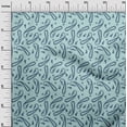 thumbnail image 3 of oneOone Cotton Flex Light Blue Fabric Asian Contemporary Paisley Diy Clothing Quilting Fabric Print Fabric By Yard 40 Inch Wide, 3 of 4