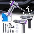thumbnail image 3 of Portable Mini Car Vacuum Cleaner Rechargeable Cordless Ultra-Lightweight Mini Hand Vacuum Set for Home/Office, 3 of 5
