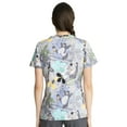 thumbnail image 3 of Tooniforms Scrubs Top For Women V-Neck TF738, L, Boogie Bear, 3 of 6