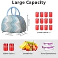 thumbnail image 4 of Insulated Lunch Bag Women, Reusable Small Turtles on Beach Pattern Tote Lunch Box, Leakproof Cooler Lunch Bags for Work Office Travel Picnic, 4 of 4