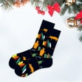 thumbnail image 2 of Baqcunre Socks for Men,Unisex Fall & Winter Socks Christmas Mid-Calf Socks Cotton Socks for Women And Men Black, 2 of 2