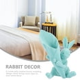 Bunny Flower Arrangement Office Decor Home Rabbit Desktop Decoration Ornaments Pen Holder Table