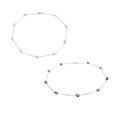 thumbnail image 4 of Collar de perlas de plata Sonducket para mujer decorativo portátil 45cm, 4 of 6