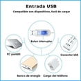 thumbnail image 4 of Cortina de luces LED navideña DOSYU 2 PIEZAS 3x3 Metros Blanco frío, 4 of 8
