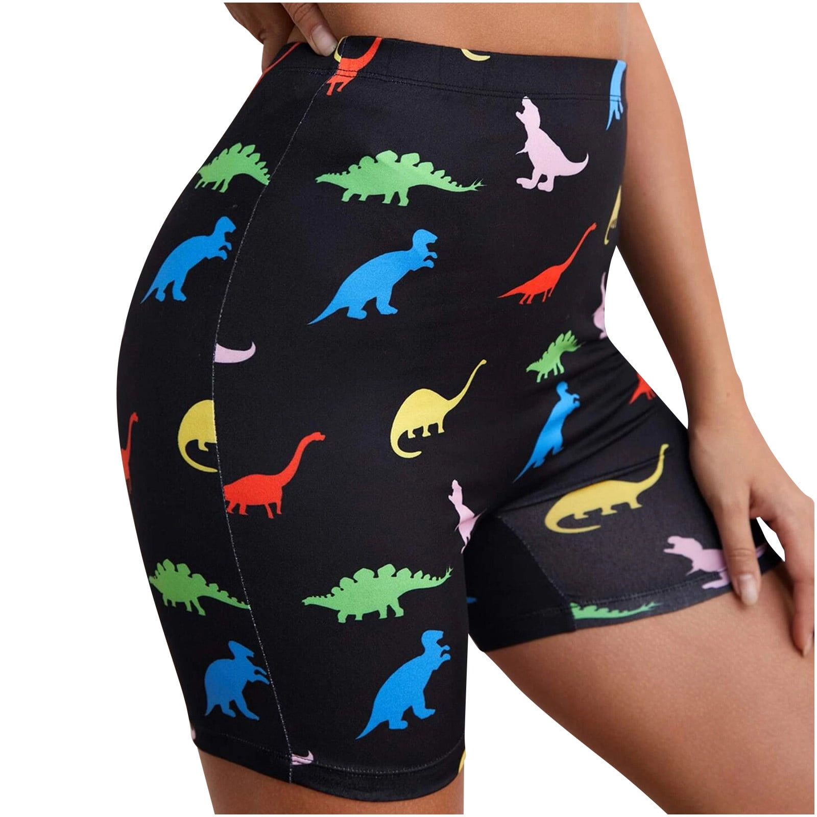 Women's High Waisted Biker Shorts Anti Chafing Cotton Slip Shorts Boy Shorts Underwear Yoga