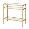 thumbnail image 4 of Evelyn&Zoe Sivil 24" Wide Rectangular Side Table, Brass, 4 of 7