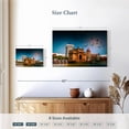 thumbnail image 4 of Elephant Stock Gateway Of India Vignette Wall Art - Horizontal Canvas Wall Art - Living Room Wall Decor - Places Canvas - Gray And Orange Decor - 12" x 8", 4 of 8