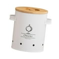 thumbnail image 1 of Luzkey Potato Storage Tin Food Container Potato Onion Garlic Storage Bin Kitchen Storage Canister for Restaurant Counter Pantry Home , M M, 1 of 8