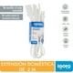 thumbnail image 5 of Extension Electrica Domestica 2m Blanca 2X16 Awg 50Pzs blanco 2m, 5 of 5