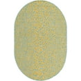 thumbnail image 3 of Jill Zarin Outdoor Collection Area Rug - Cape Town (5' 3" x 8' Oval Yellow and Aqua/Light Blue), 3 of 11