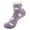 Deep Purple, variant on BambooMN Women's Fuzzy Polka Dot Cuff Socks - Yellow - 3prs