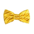 thumbnail image 3 of Golden Glow Silk Bow Tie and Pocket Square, 3 of 3