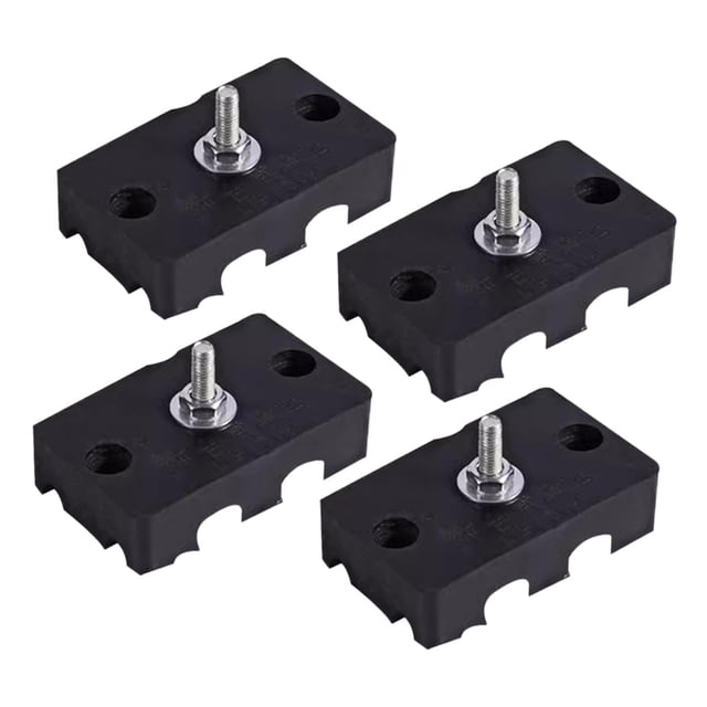 4 piezas de aisladores de vibraciones para compresores de aire acondicionado, base minisplit, soporte exterior, almohadillas antivibración universales