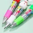 thumbnail image 5 of LHWEN Christmas Cartoon Pens 4 Color Ballpoint Pen Snowman Santa 8ML Quick-Drying Ink Non-Refillable Writing Color Pen Student Gift Perfect for Christmas Birthday Mother's Day Easter Valentine's, 5 of 7