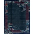 thumbnail image 1 of Ahgly Company Indoor Rectangle Abstract Blue Abstract Area Rugs, 2' x 5', 1 of 6