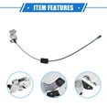 thumbnail image 4 of Puerta Pestillo Cerradura Cable Unique Bargains para Ford TRANSIT MK6 2000-2006 Trasero Izquierda, 4 of 7