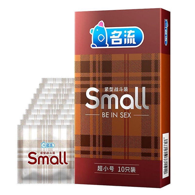 10Pcs Small Size Ultra Thin Latex Condom Men Products Tight Condoms 45mm